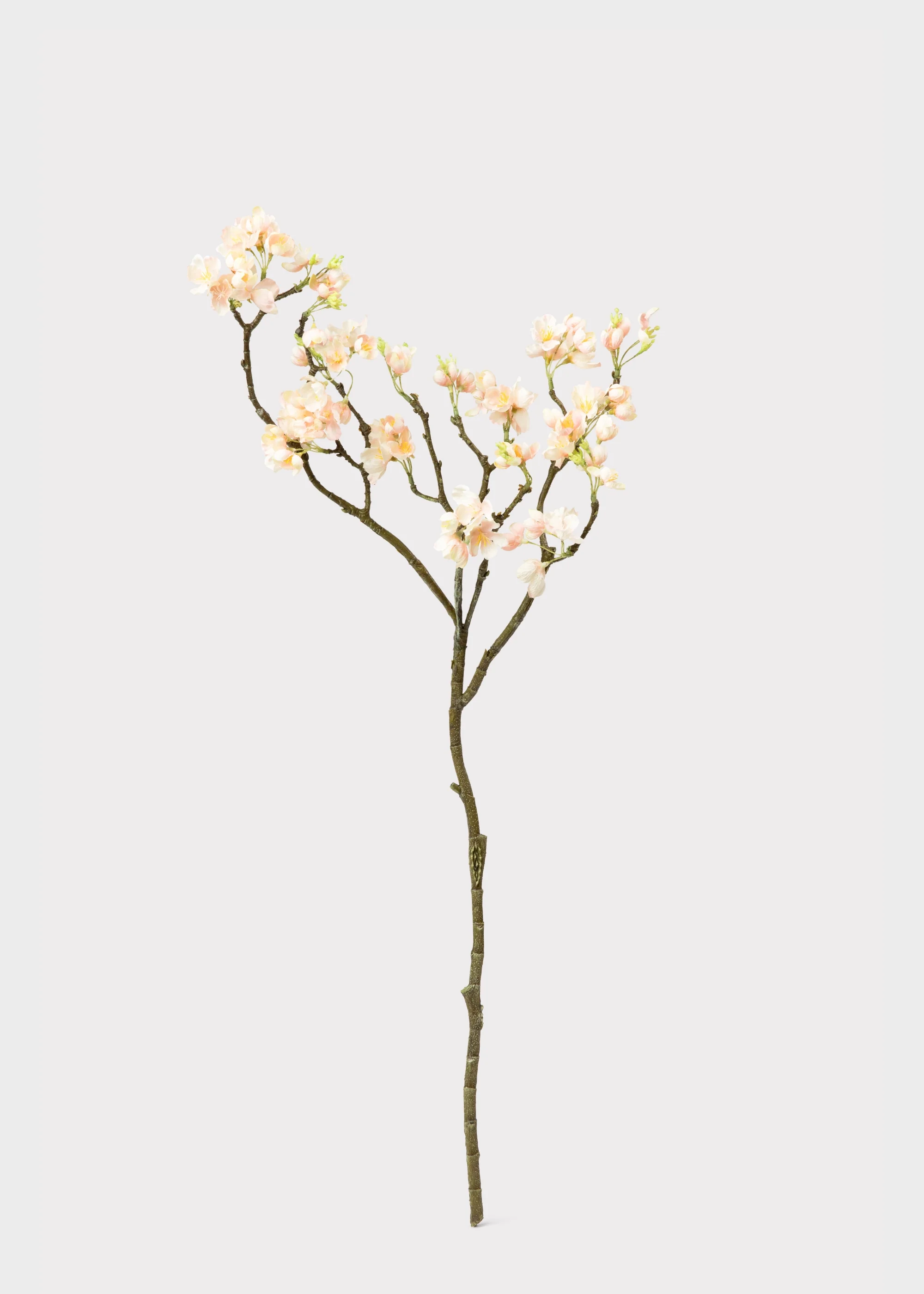 Fake Apple Blossom Spring Flower Branch in Peach - 35" - Image 3