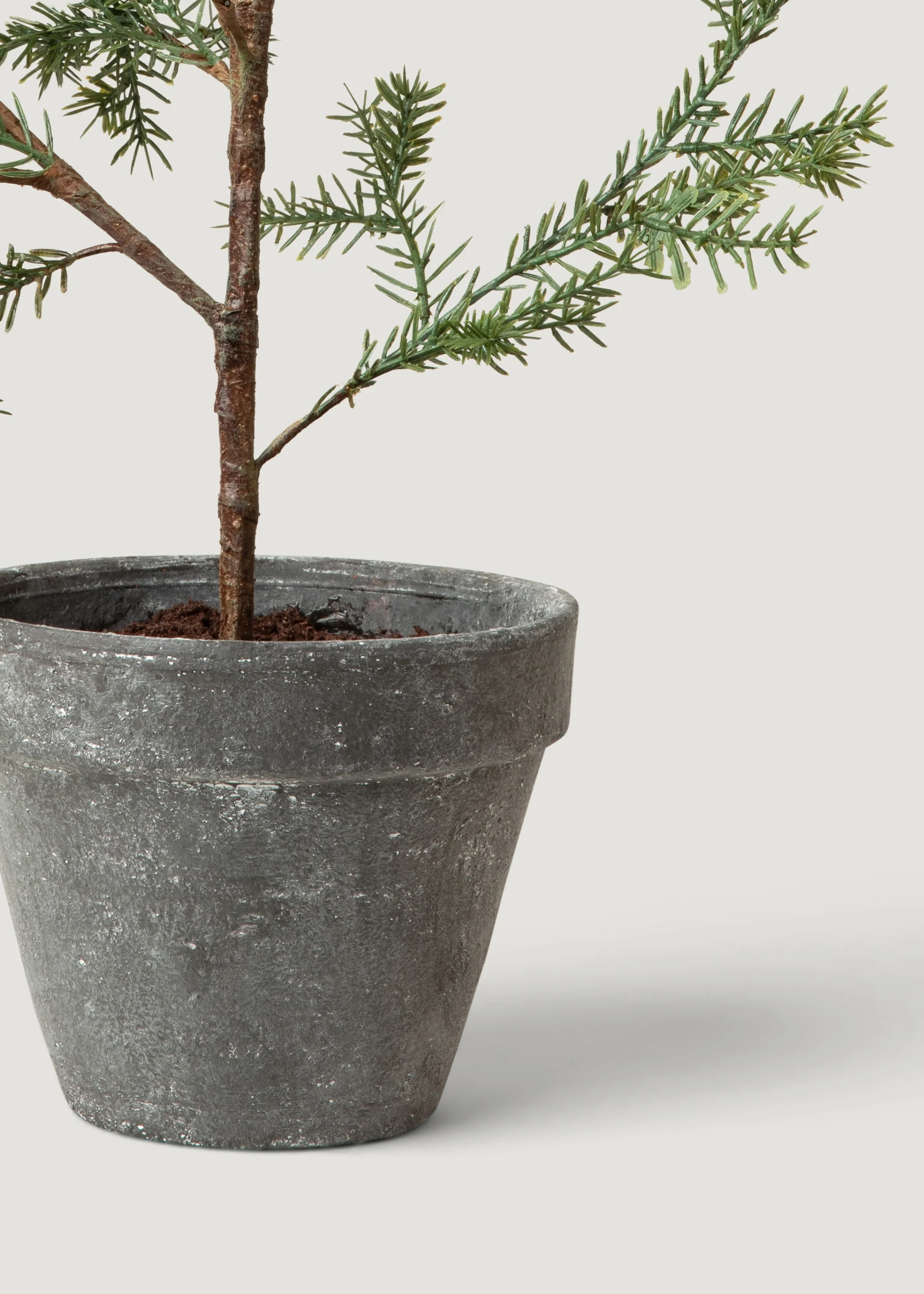 Table Top Faux Pine Tree in Pot - 19" - Image 5