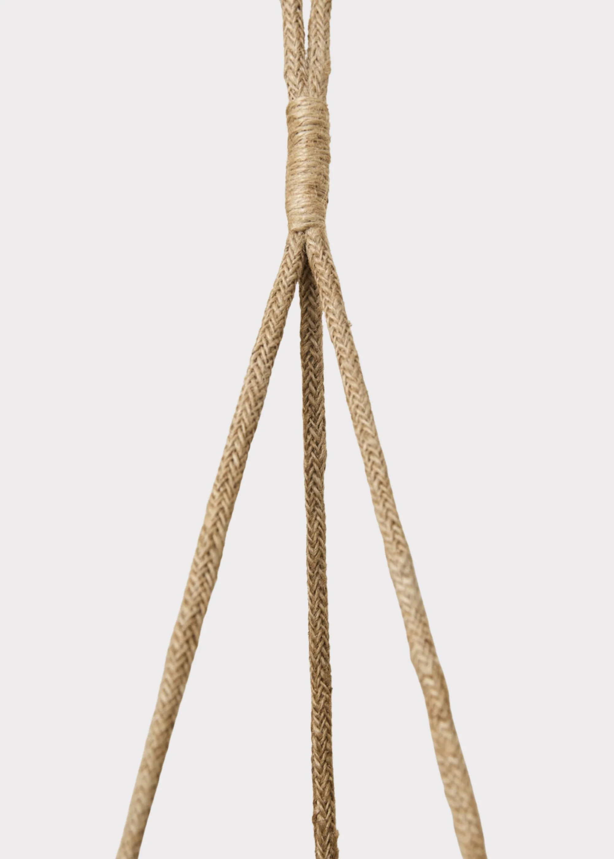 Handmade Woven Seagrass Hanging Plant Basket - 20" - Image 5