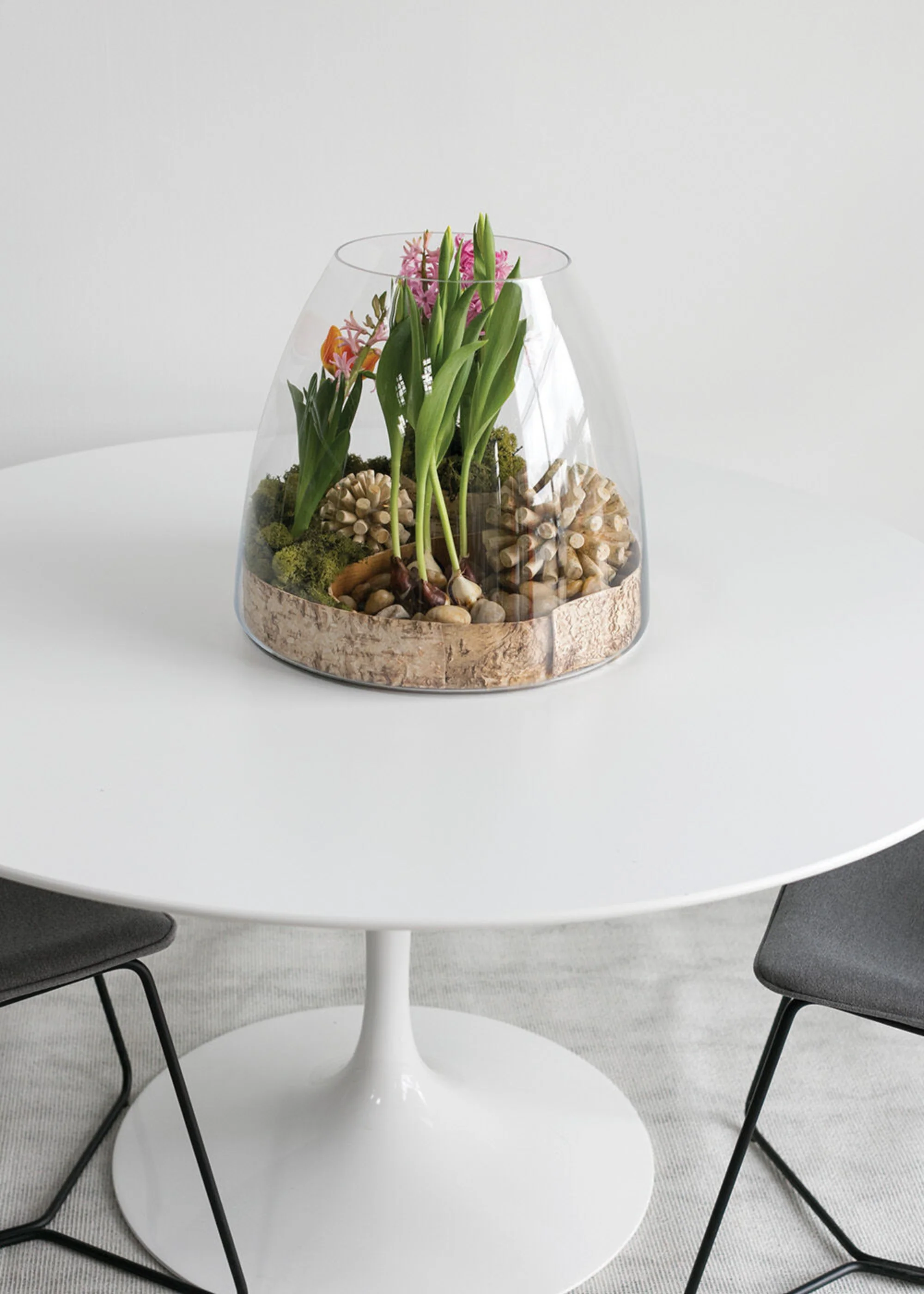 Large Clear Glass Terrarium Vase - 15.25" - Image 4
