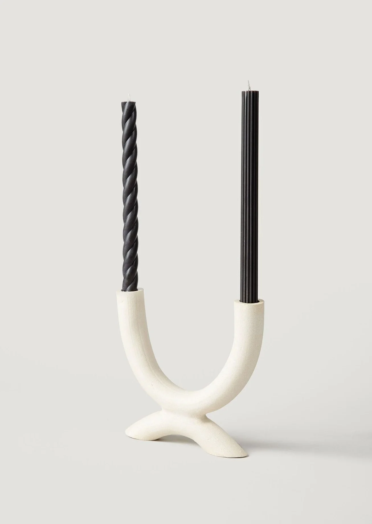 Pack of 3 Taper Candles in Black - 11" - Image 3