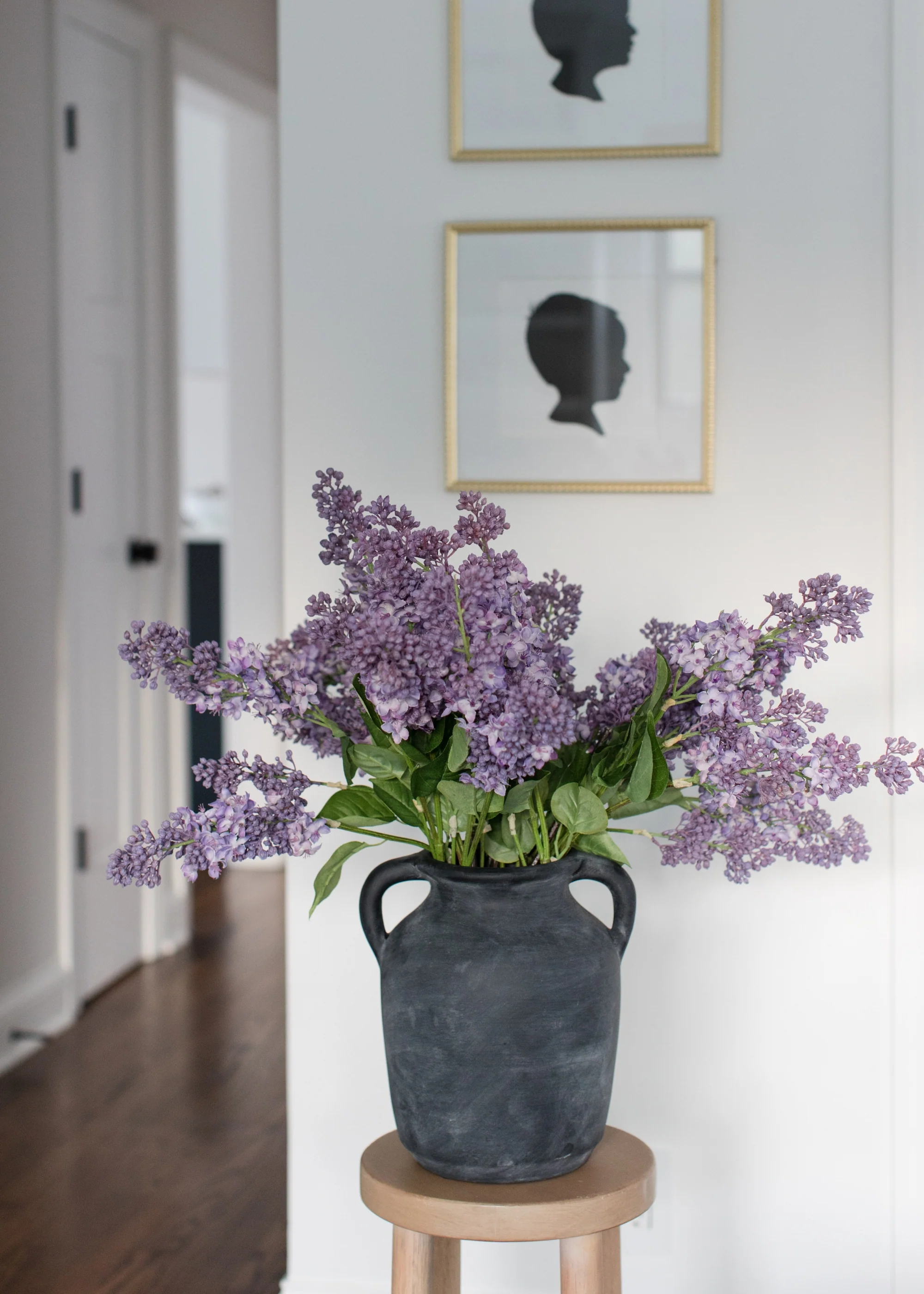 Purple Artificial Lilac Flower Stem - 34.5" - Image 2