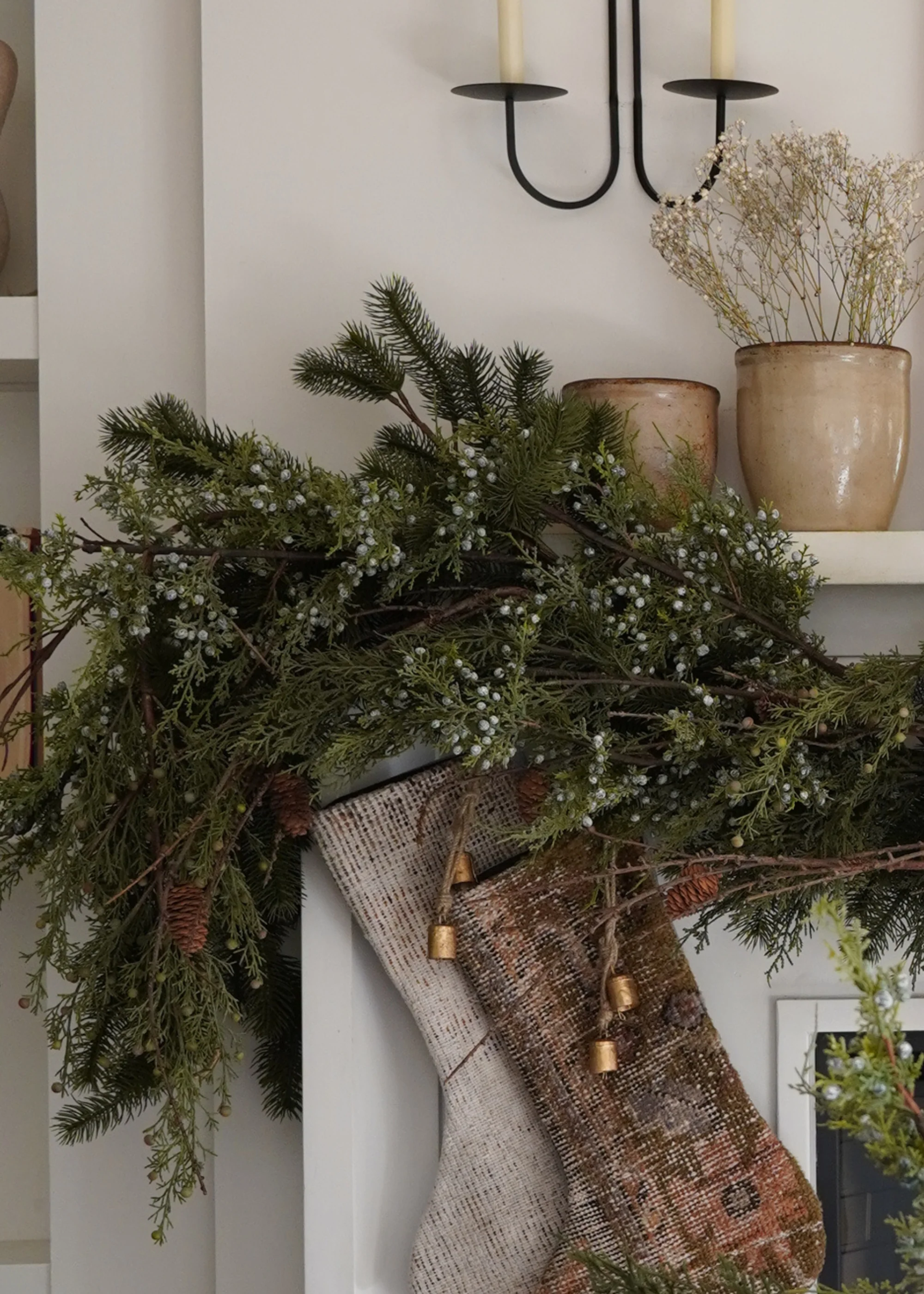Oversized Deluxe Blue Spruce Pine Branch - 51" - Image 2