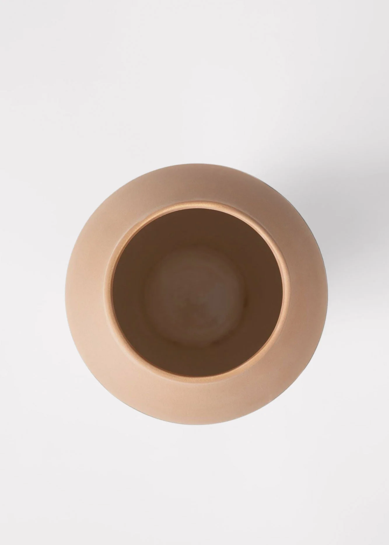 Terracotta Medium Ceramic Vase - 14" - Image 4