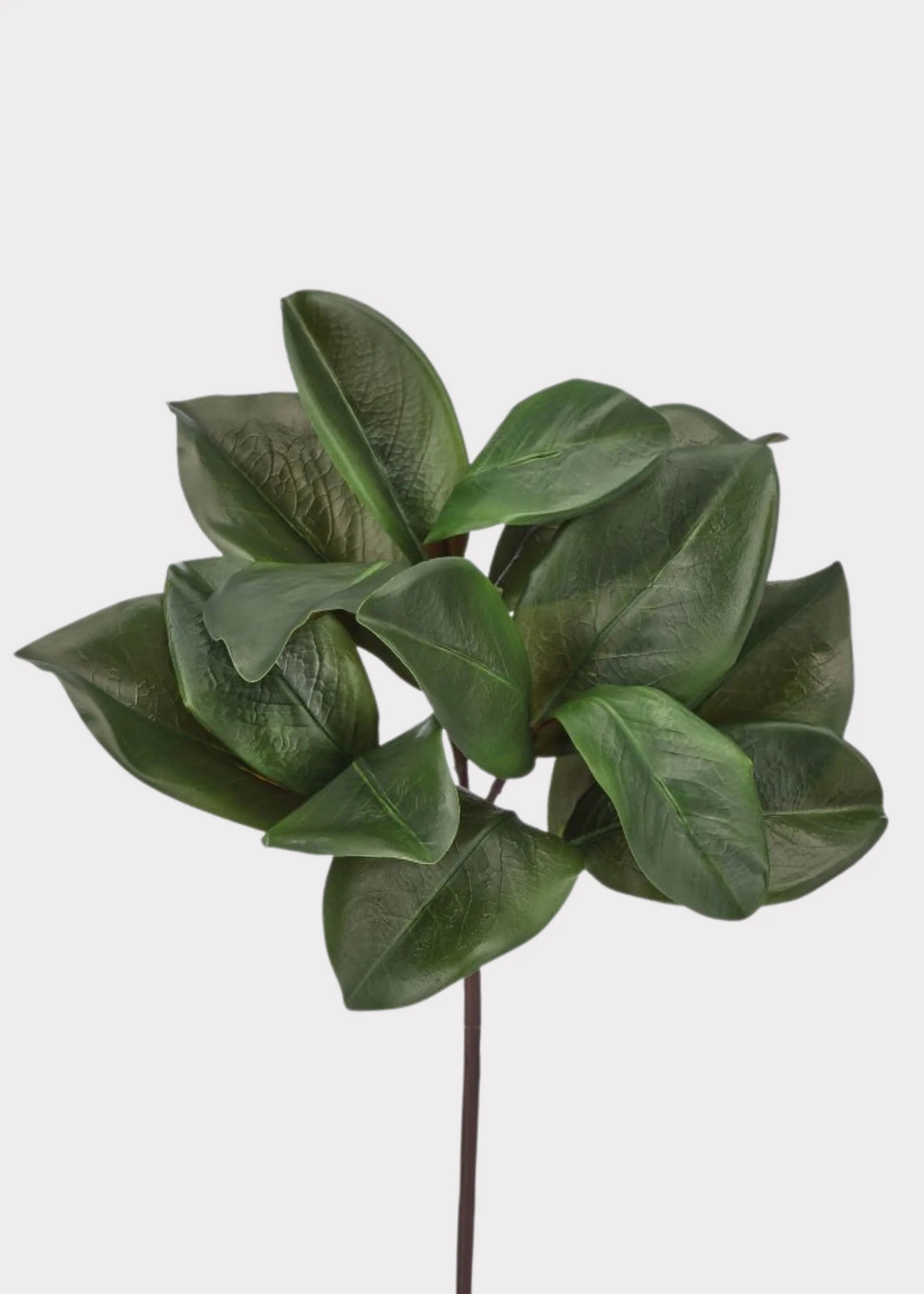 UV Treated Indoor/Outdoor Artificial Magnolia Leaf Spray - 16"