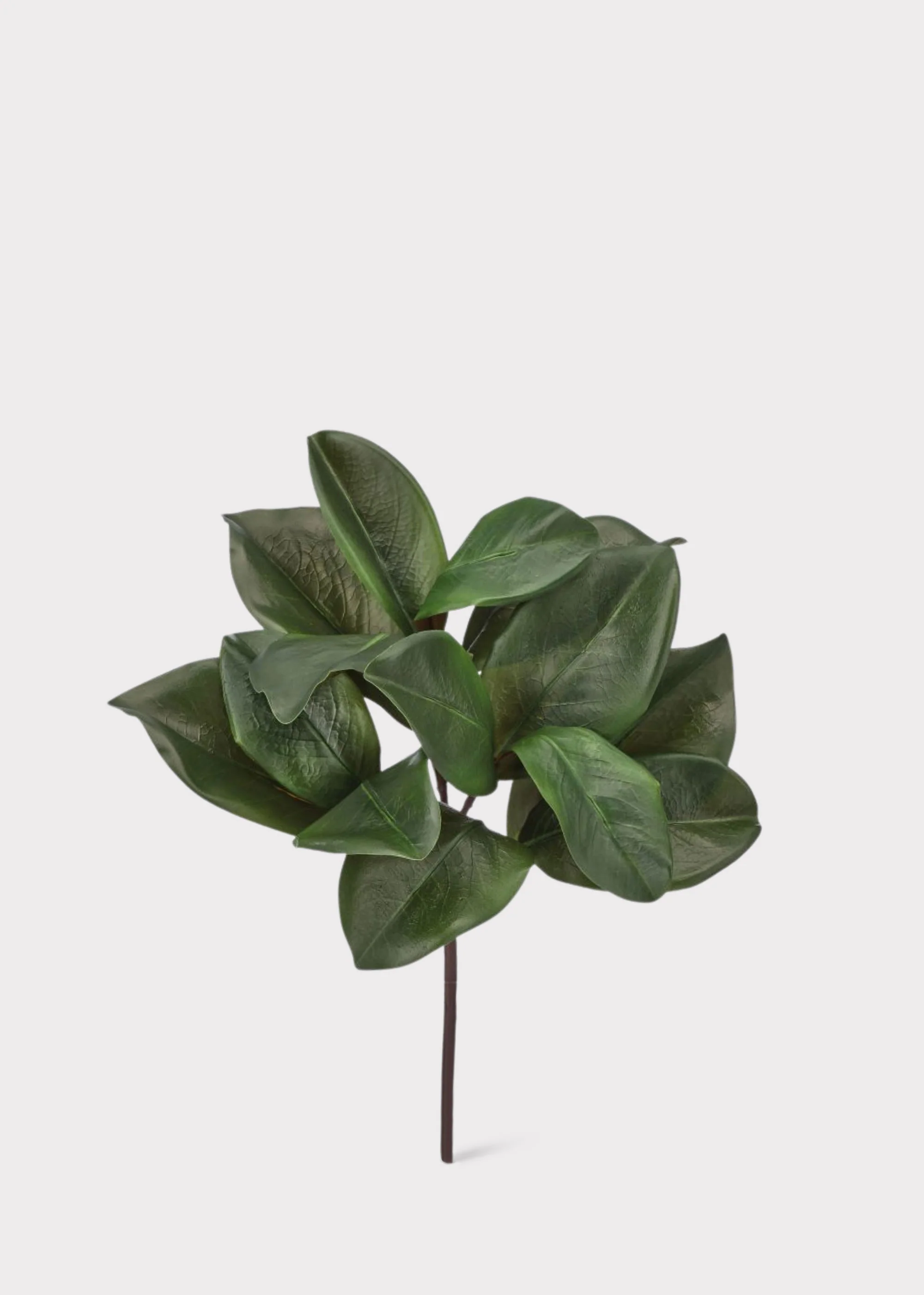 UV Treated Indoor/Outdoor Artificial Magnolia Leaf Spray - 16" - Image 2